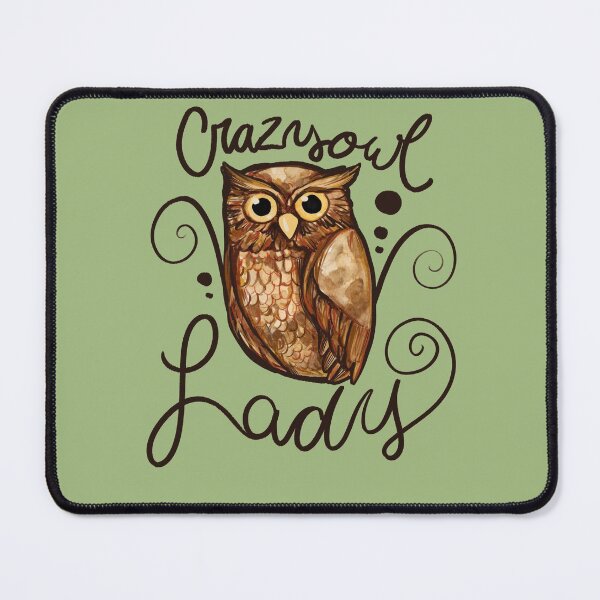 Item preview, Crazy owl Lady designed and sold by FrictionMaxxing.