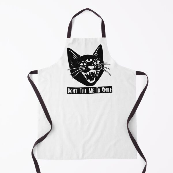 Item preview, Don't Tell Me To Smile Feminist Cat designed and sold by SusanaDesigns.