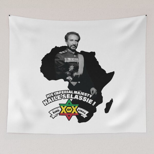 Item preview, His Imperial Majesty Haile Selassie African Map designed and sold by DoorlyLoveHaile.