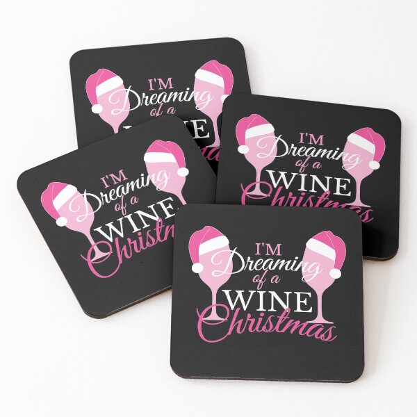 Item preview, I'm dreaming of a Wine Christmas - Rose pink designed and sold by yennyz.