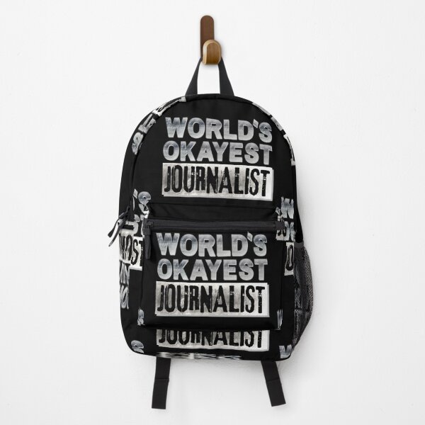 Item preview, World's Okayest Journalist, Vintage Grunge designed and sold by ACC .