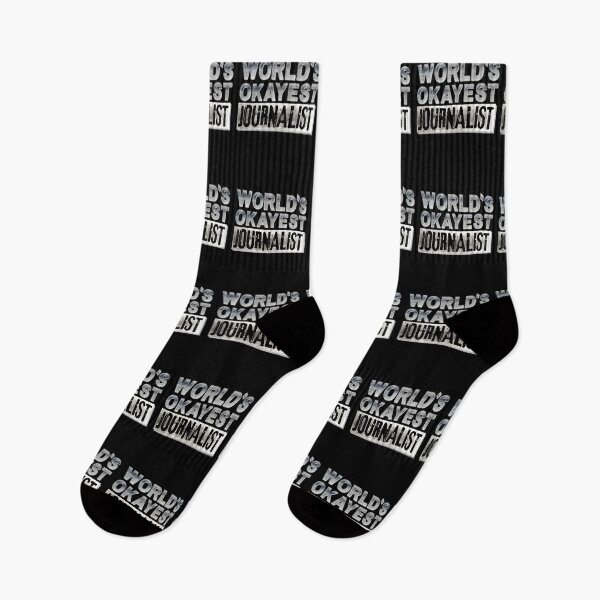 Item preview, World's Okayest Journalist, Vintage Grunge designed and sold by ACC .
