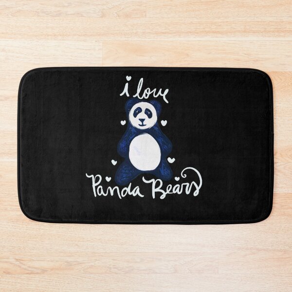 Aperçu de l'œuvre I Love Panda Bears créée et vendue par FrictionMaxxing.