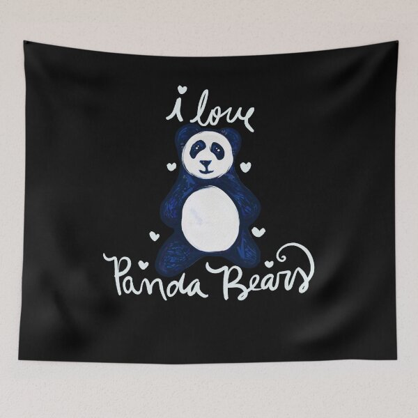 Item preview, I Love Panda Bears designed and sold by FrictionMaxxing.