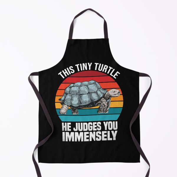 Item preview, This Tiny Turtle He Judges You Immensely vintage and retro Funny Gift for turle lovers designed and sold by Creativy.