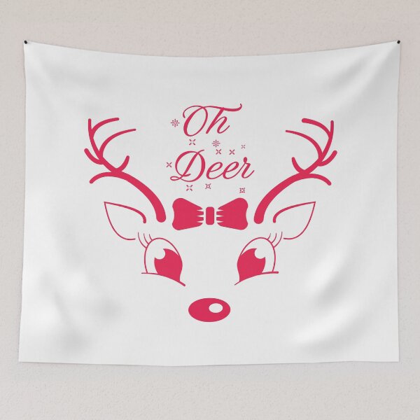 Item preview,  Christmas Oh Deer / Merry Christmas Holiday / Christmas Gift designed and sold by kpluslk.