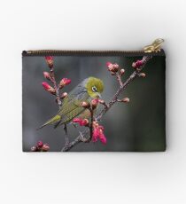Silver eye amongst the blooms.......! Studio Pouch