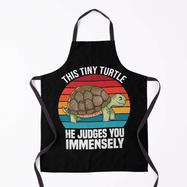 Item preview, Colorful This Tiny Turtle He Judges You Immensely vintage and retro Funny Gift for turle lovers designed and sold by Creativy.