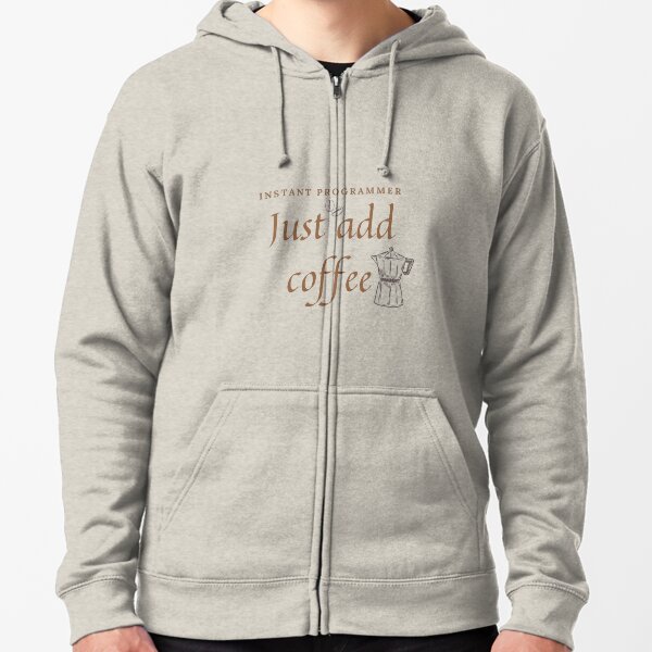 Item preview, Instant programmer, just add coffee. designed and sold by razaldo.