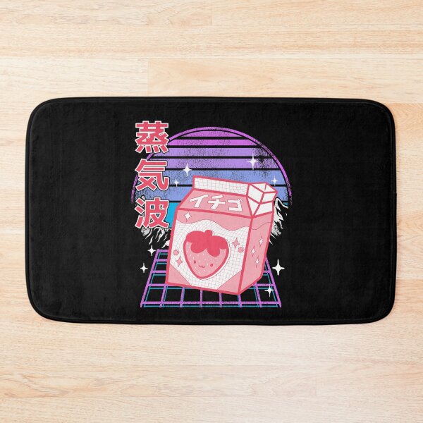 Item preview, Otaku Retrowave Japanese Kawaii Strawberry Milk designed and sold by Stronzi.