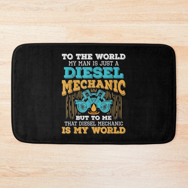 Item preview, Diesel Mechanic Wife Girlfriend Is My World designed and sold by idabry.