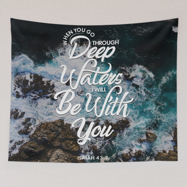 Item preview, Bible verse Isaiah 43:2 designed and sold by KA DESIGNS.