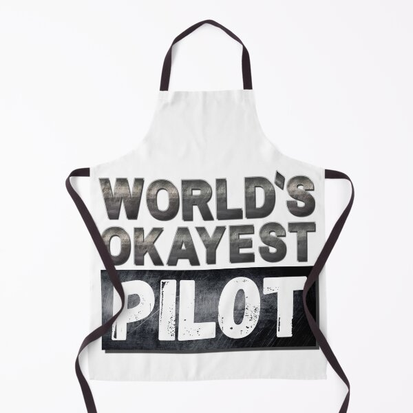 Item preview, World's Okayest Pilot, Vintage Grunge designed and sold by ACC .