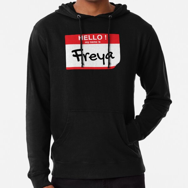 Danefea Long-Sweatshirt grau mit Freya in rot 