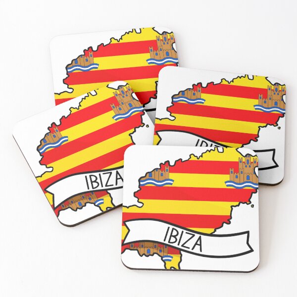 Item preview, Ibiza Flag Map Sticker designed and sold by Drawingvild.