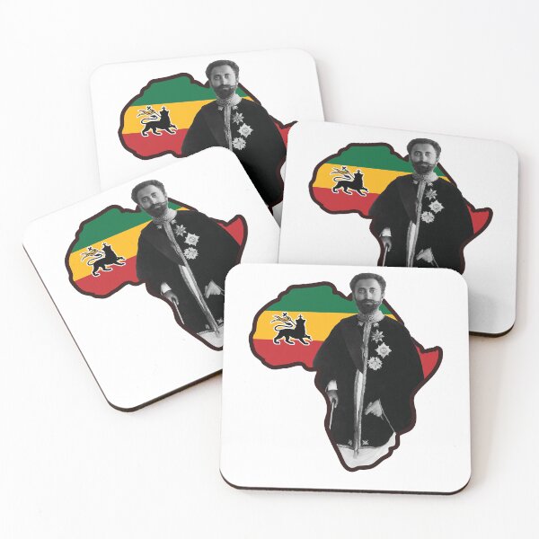 Item preview, Peace Haile Selassie I With African Map Design designed and sold by DoorlyLoveHaile.