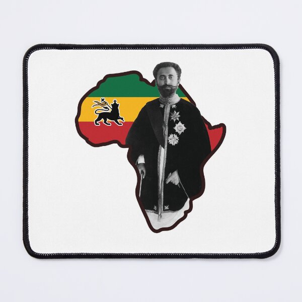Item preview, Peace Haile Selassie I With African Map Design designed and sold by DoorlyLoveHaile.