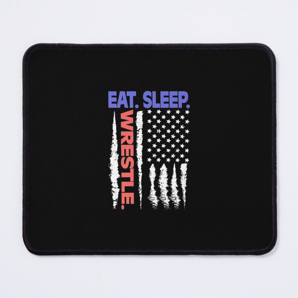 Item preview, Wrestling Eat Sleep Wrestle Usa Flag designed and sold by idabry.