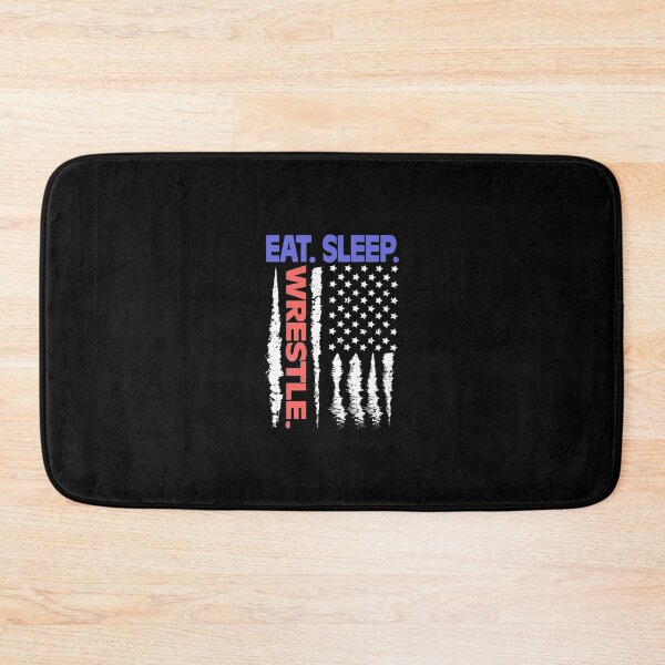 Item preview, Wrestling Eat Sleep Wrestle Usa Flag designed and sold by idabry.