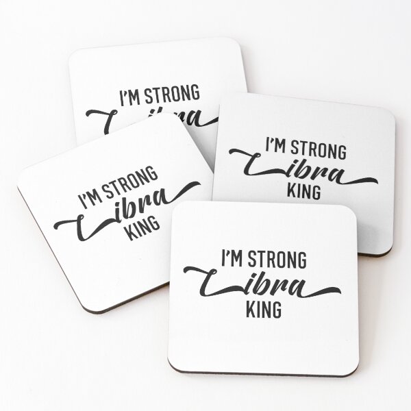 Item preview, I Am A Strong Libra King designed and sold by AmberSiraj.