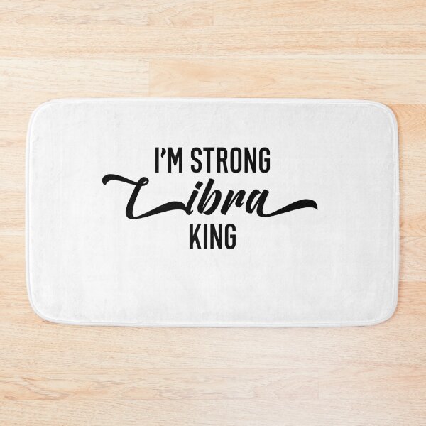 Item preview, I Am A Strong Libra King designed and sold by AmberSiraj.