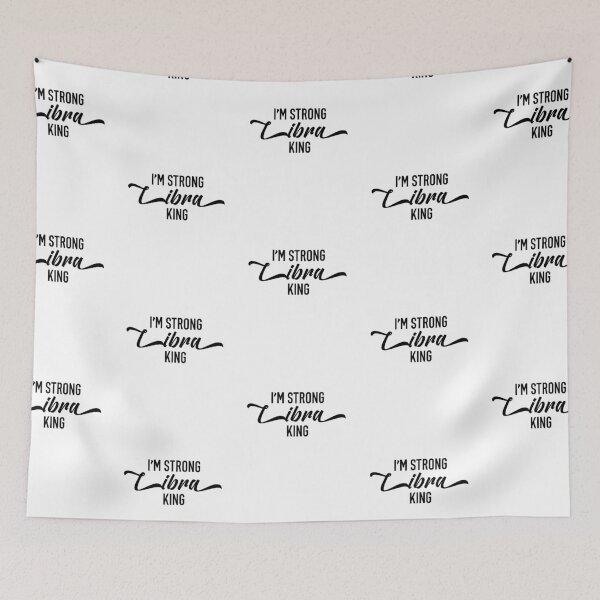 Item preview, I Am A Strong Libra King designed and sold by AmberSiraj.