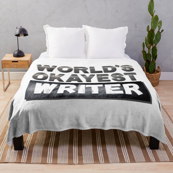 Item preview, World's Okayest Author, Vintage Grunge designed and sold by ACC .
