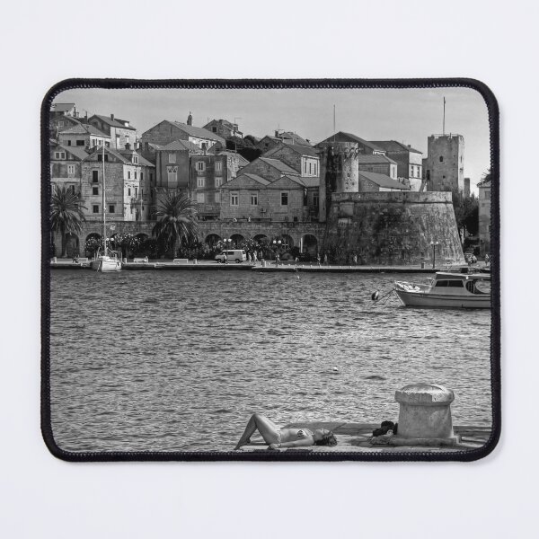 Item preview, Korcula Harbour - B&W designed and sold by tomg.