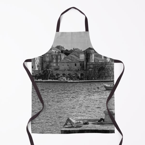 Item preview, Korcula Harbour - B&W designed and sold by tomg.
