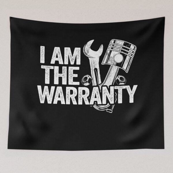 Item preview, Funny Car Mechanic I Am The Warranty designed and sold by Stronzi.