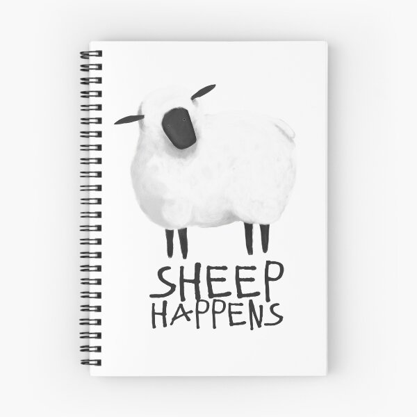 Item preview, Sheep Happens designed and sold by LisaMarieArt & Illustration.