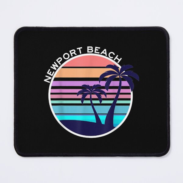 Item preview, Vintage Newport Beach California Beach Wave Sunset designed and sold by idabry.