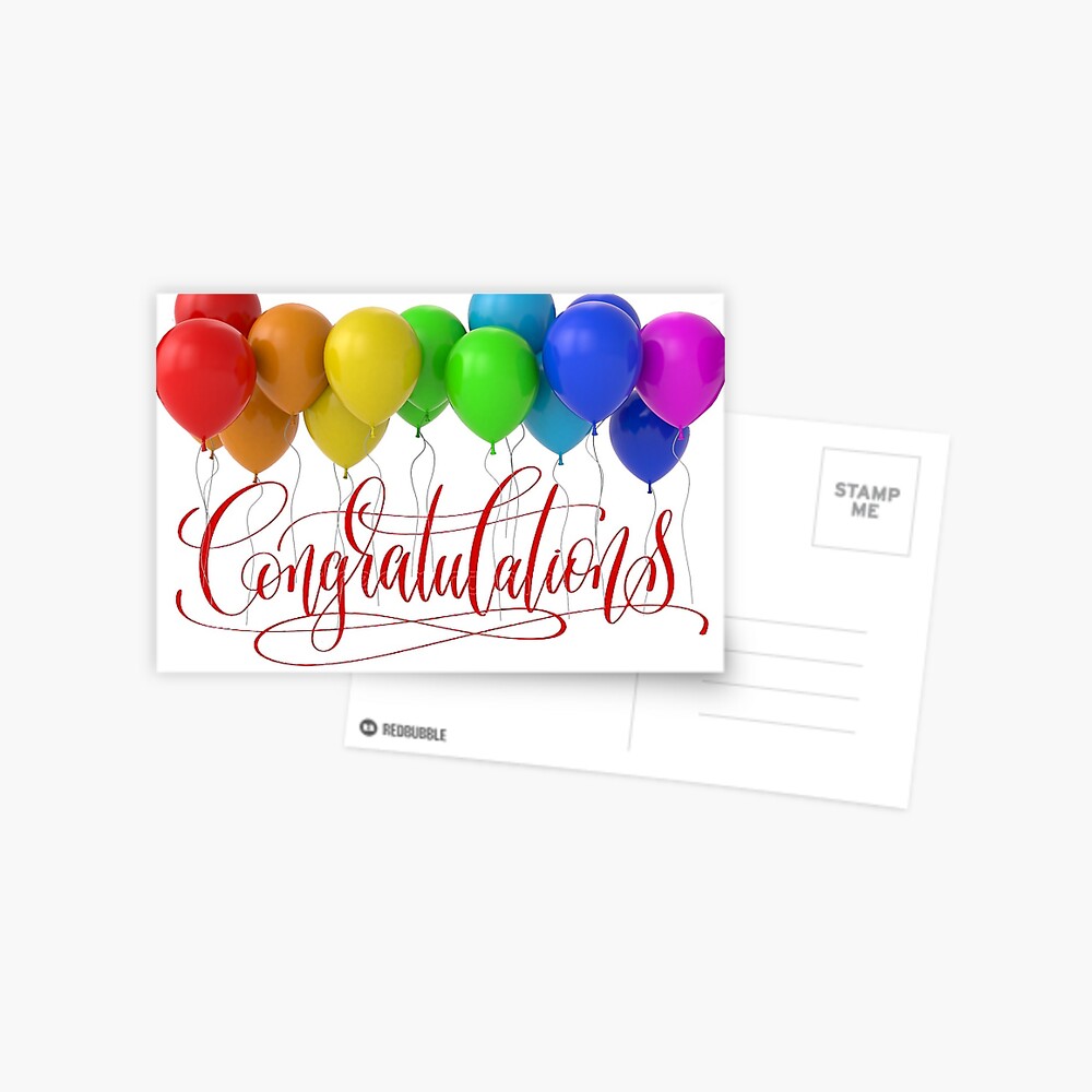 Congratulations Balloon - Balloons - Congratulations - Sticker