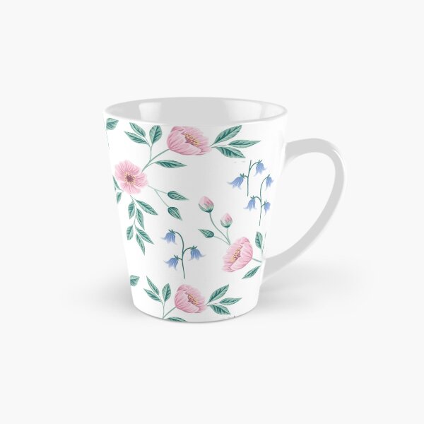 Item preview, Bluebell sprint floral pattern pink designed and sold by Katbydesign.