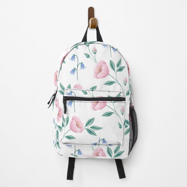 Item preview, Bluebell sprint floral pattern pink designed and sold by Katbydesign.
