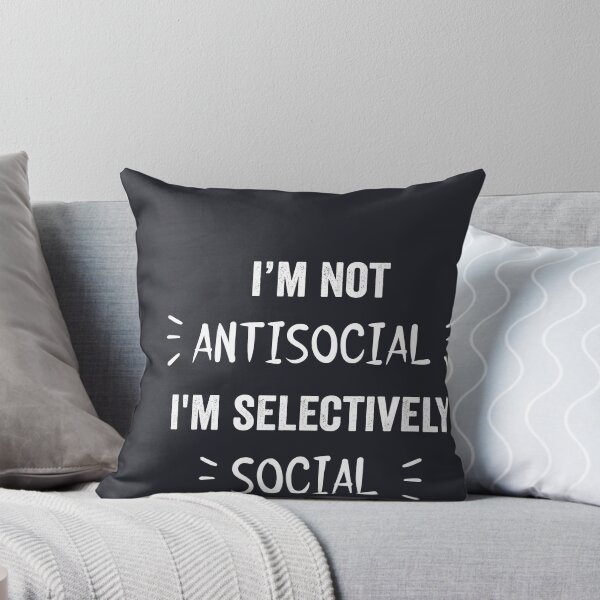 Item preview, i'm not antisocial i'm selectively social shirt , funny shirt, Autumn lovers , gift for kids  designed and sold by jake aff47.