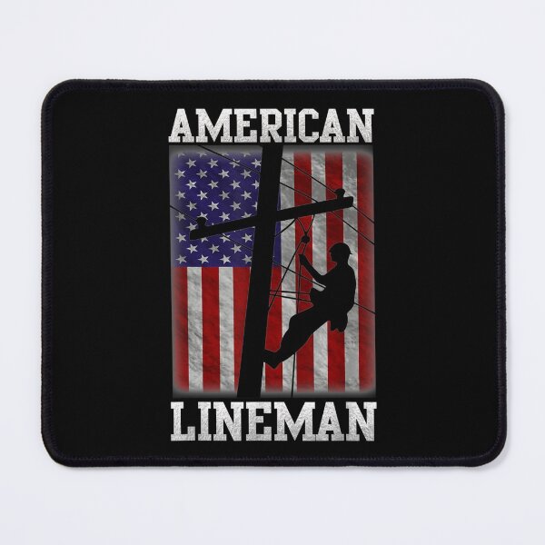 Item preview, Lineman American Flag Electric Cable Gift Patriotic Lineman designed and sold by idabry.