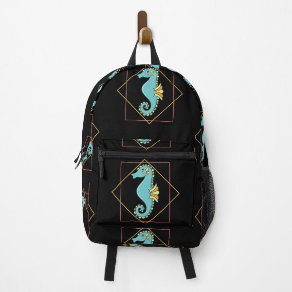 Item preview, Colorful Vintage Cute Kawaii Blue Seahorse Design designed and sold by Red-ElYoubi.