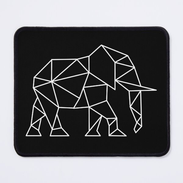 Item preview, Geometric Elephant designed and sold by PeachyLitchi.