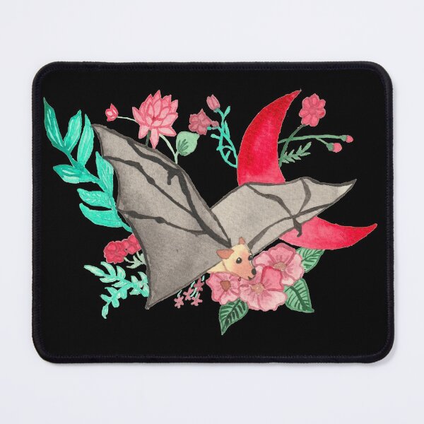 Item preview, Bat at Blood Moon, black designed and sold by Sonderblume.