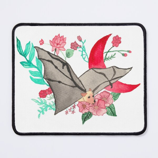 Item preview, Bat at Blood Moon, white designed and sold by Sonderblume.