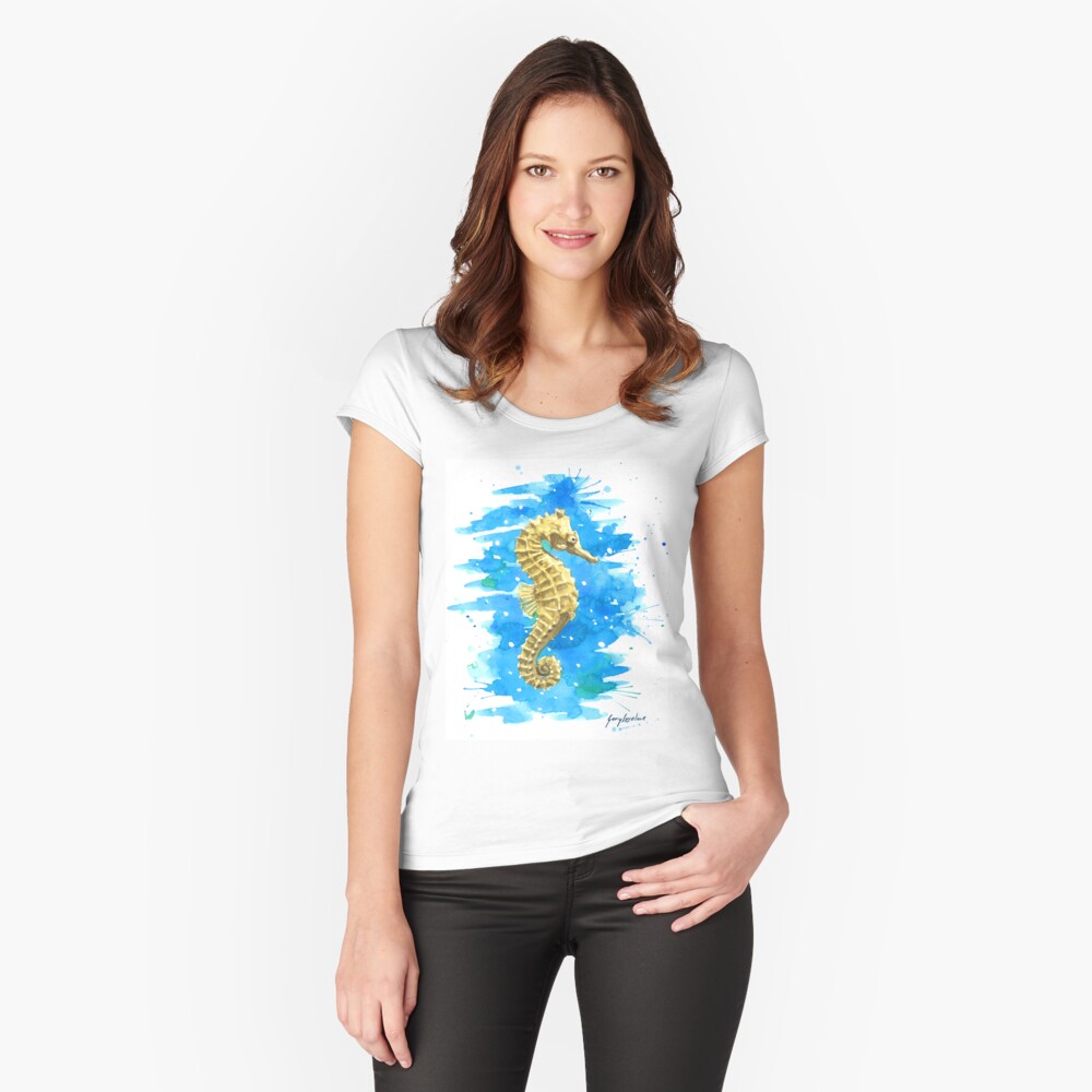 Item preview, Fitted Scoop T-Shirt designed and sold by artmangary.