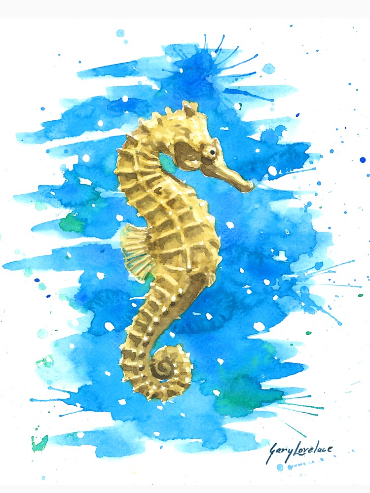 Thumbnail 7 of 7, Classic T-Shirt, Sea Horse designed and sold by artmangary.