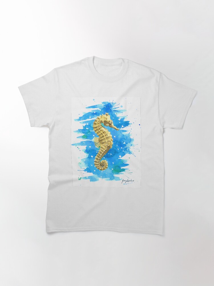 Thumbnail 3 of 7, Classic T-Shirt, Sea Horse designed and sold by artmangary.