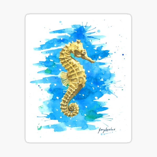 Sea Horse Sticker