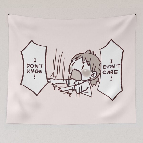 Item preview, I draw yotsuba says i don't know i don't care / yotsubato designed and sold by RansRoom.
