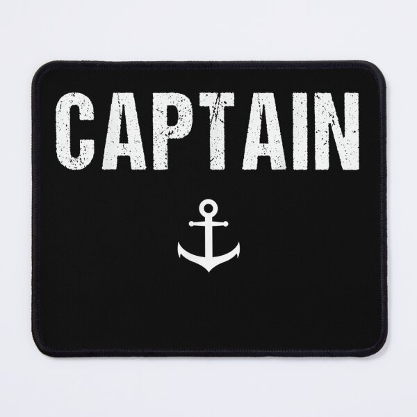 Captain Boat Owner Novelty Mouse Pad