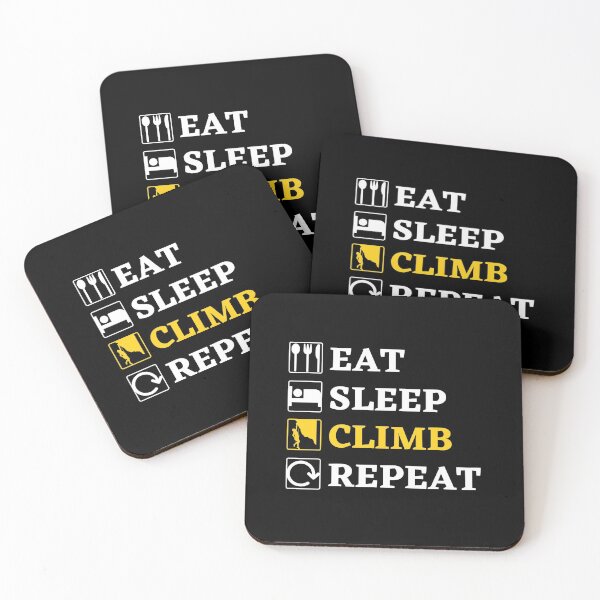 Item preview, Eat sleep climb repeat designed and sold by ArTips.