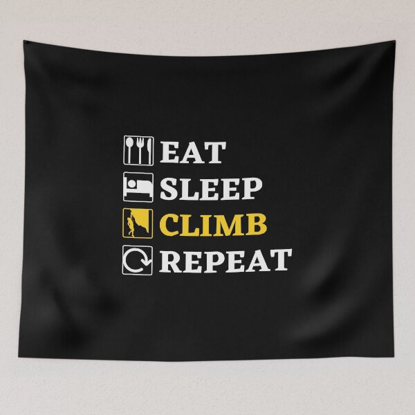 Item preview, Eat sleep climb repeat designed and sold by ArTips.