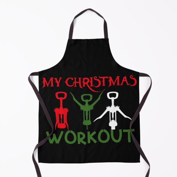 Item preview, My Christmas Wine Workout, Christmas Excercise designed and sold by DiensDesign.